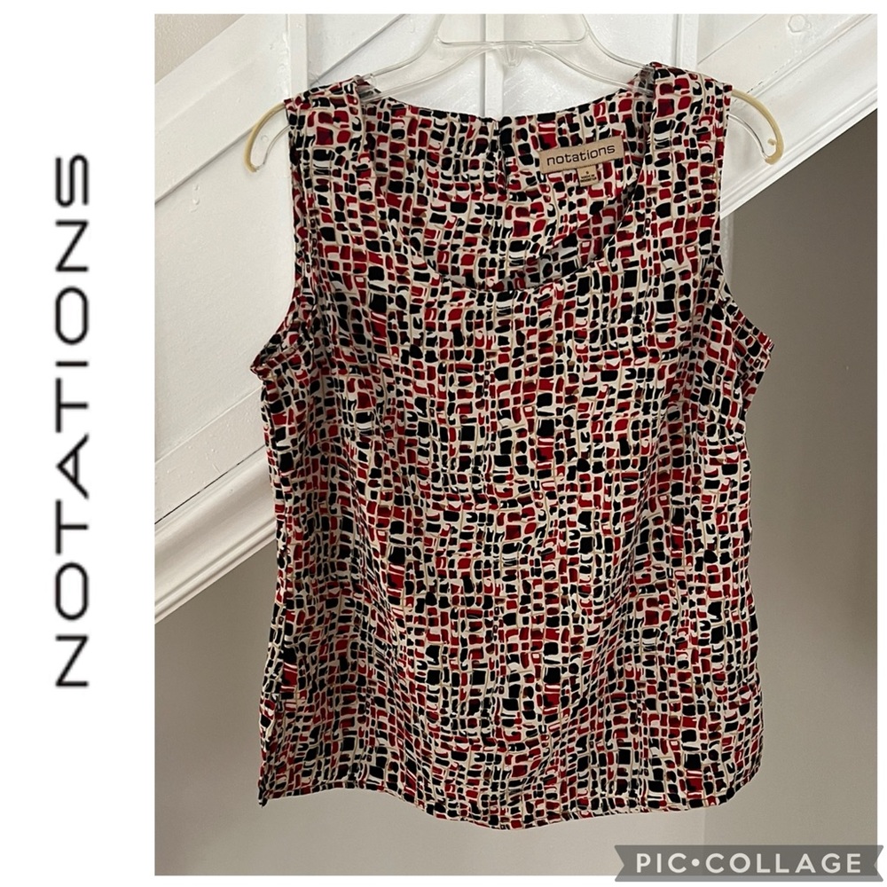 🔴 Notations women’s top blouse size Small